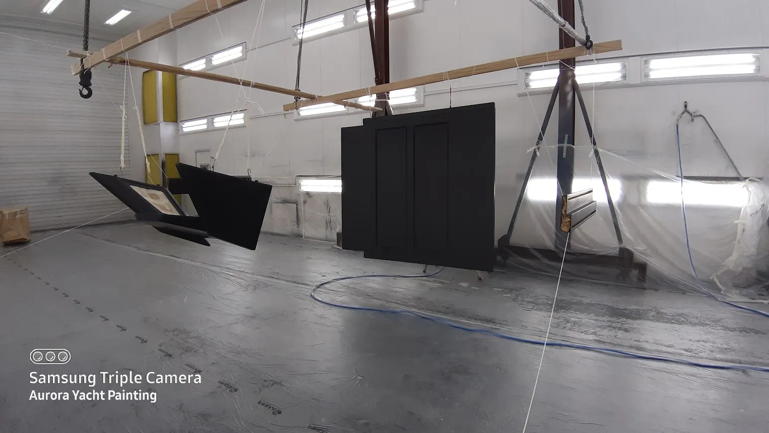 Carbon fiber component detail finishing — Aurora Yacht Painting